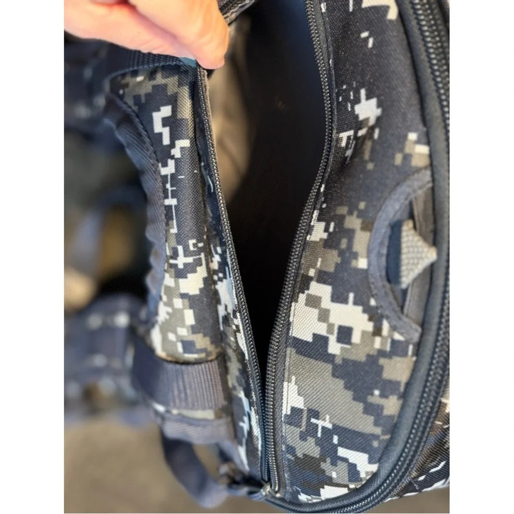 Tactical Backpack Digital Camo Large Military Assault Rucksack Grey Black‎